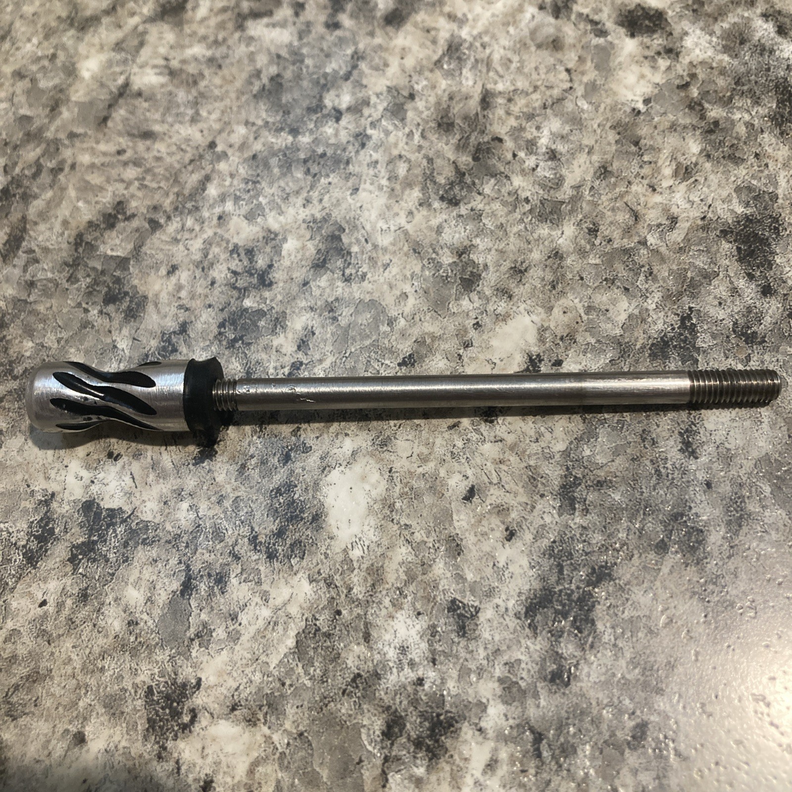 Autococker Paintball Cocking Rod Silver and Black