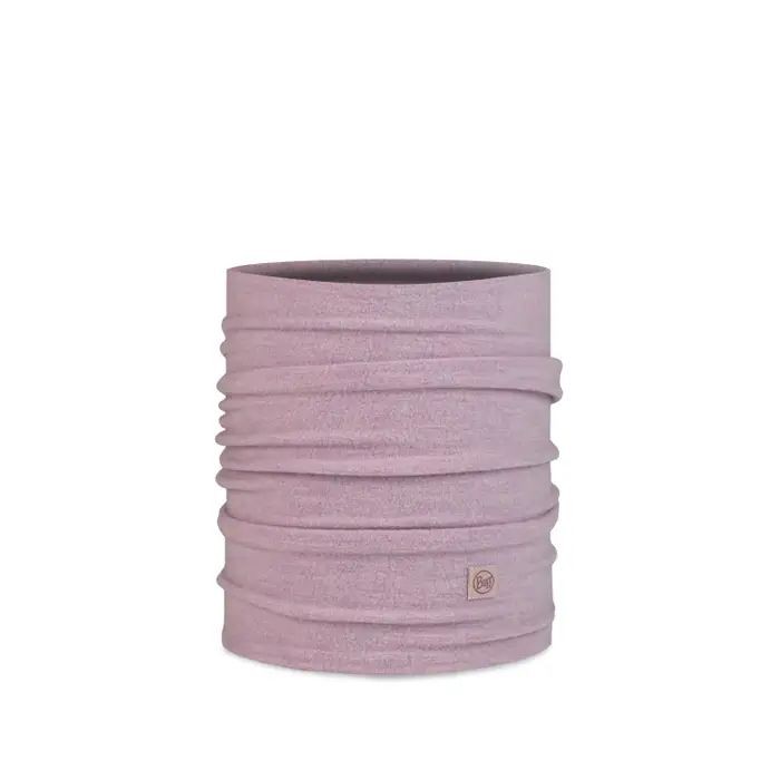 Buff Merino Fleece Multifunctional Neckwear, Solid Lilac Sand