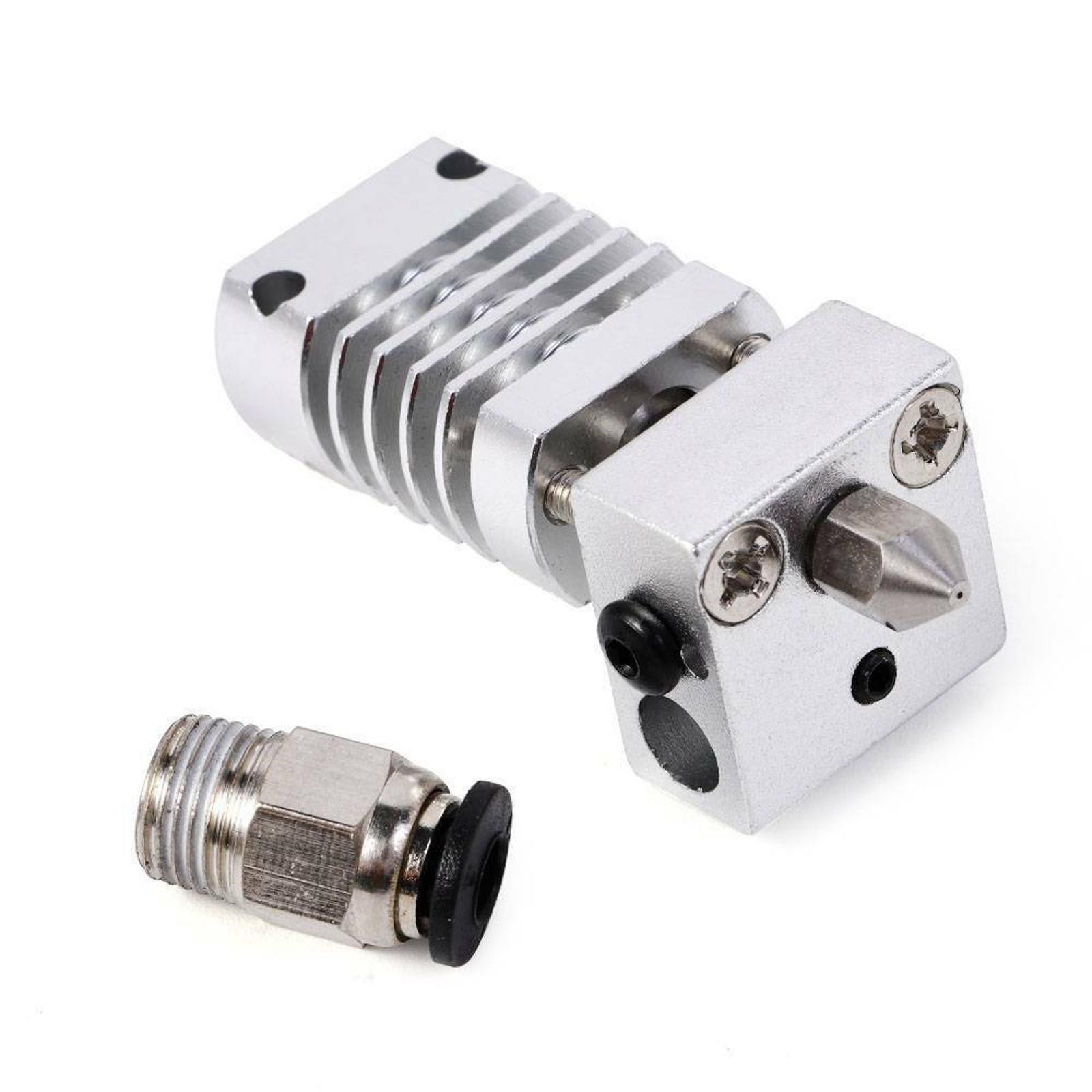 3D Printer Silver Full Metal Nozzle Extruder Kit For Ender 3 5 Pro CR10 CR10S d