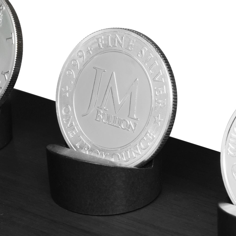 Black Coin Deck Display Case w/ Storage