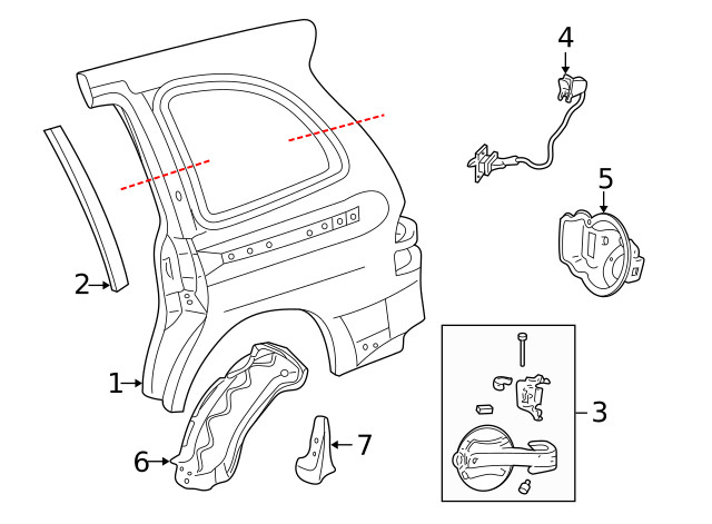 Genuine Ford Splash Shield 3F2Z-1728371-CA