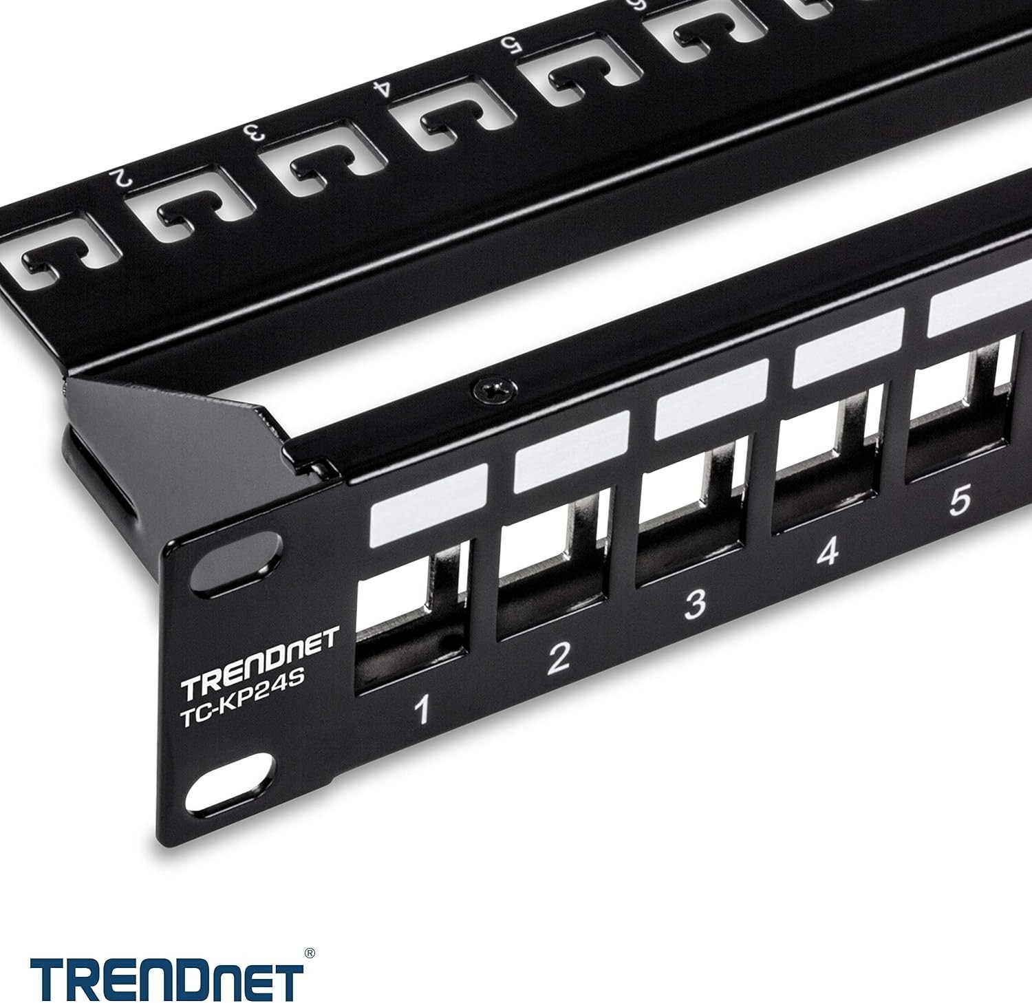 24-Port Blank Keystone Shielded 1U Patch Panel,TC-KP24S