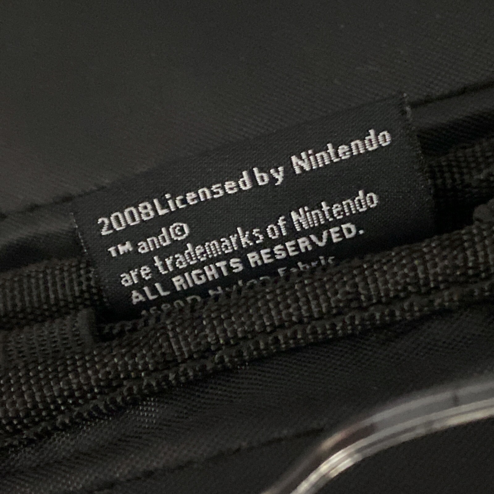 Mario DS Case Game & System Storage DS 2007 Nintendo w/ Carabiner