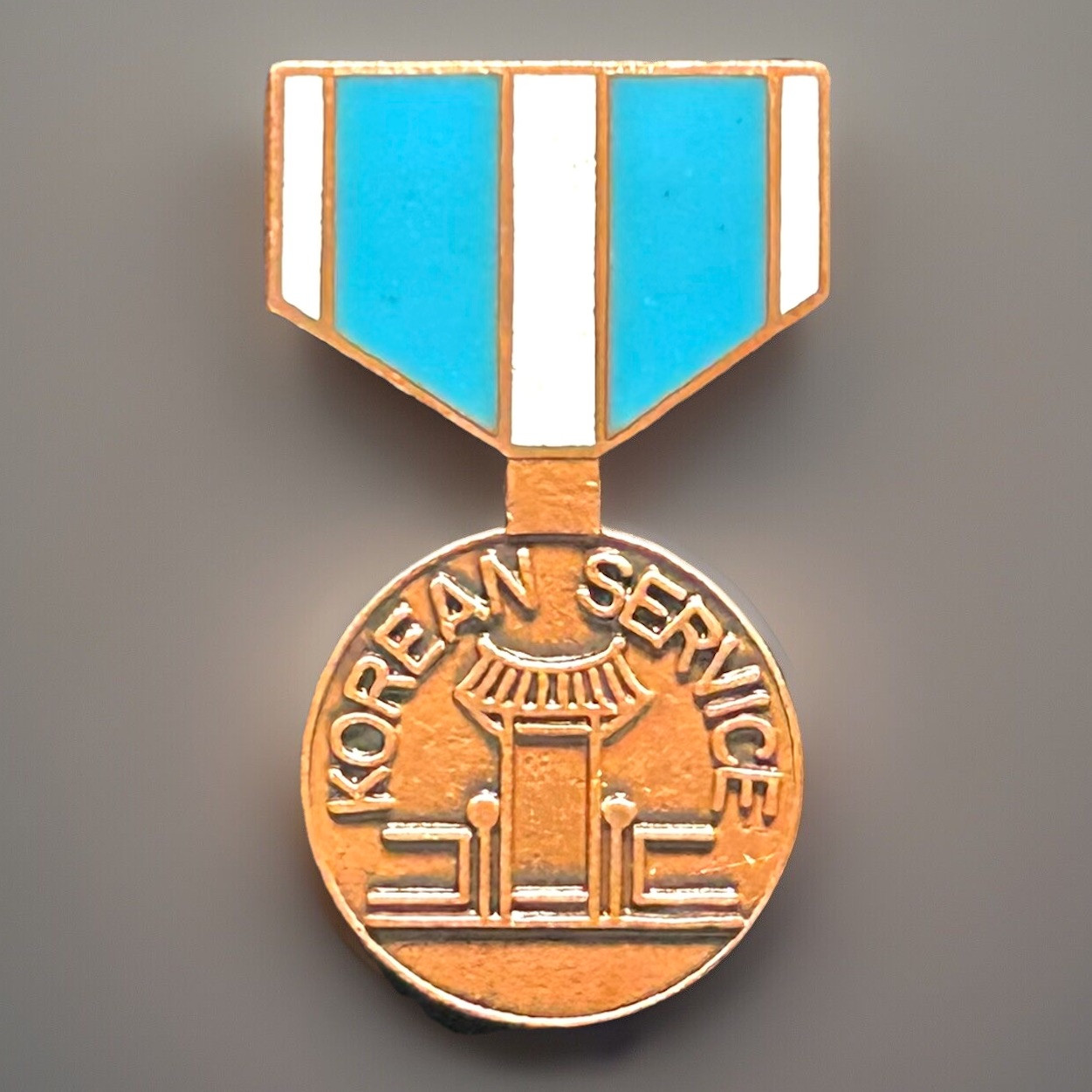 Small Hat Pin Korean Service Medal