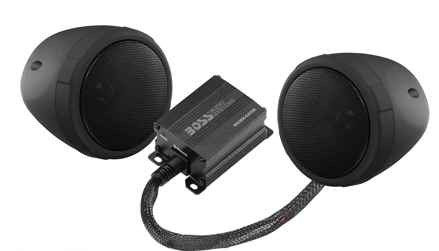 Bluetooth Enabled Motorcycle/UTV Speaker and Amplifier System MCBK420B