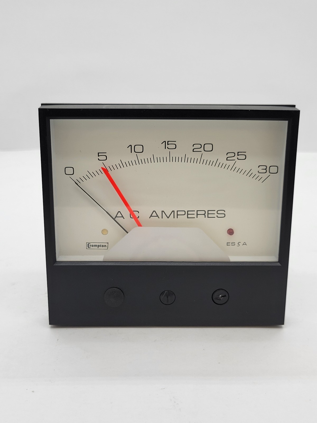 Crompton Instruments ALSNLAB AC Amperes Panel Meter 5A 120V 0.30 Scale 239-301