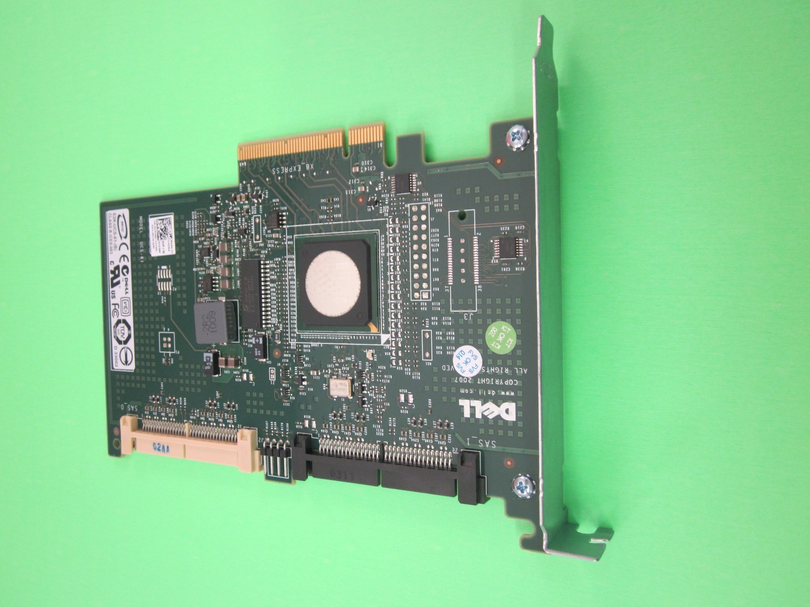 NEW GENUINE Dell PowerEdge R510 Perc PCI-E SAS 6/IR Raid Controller U558P