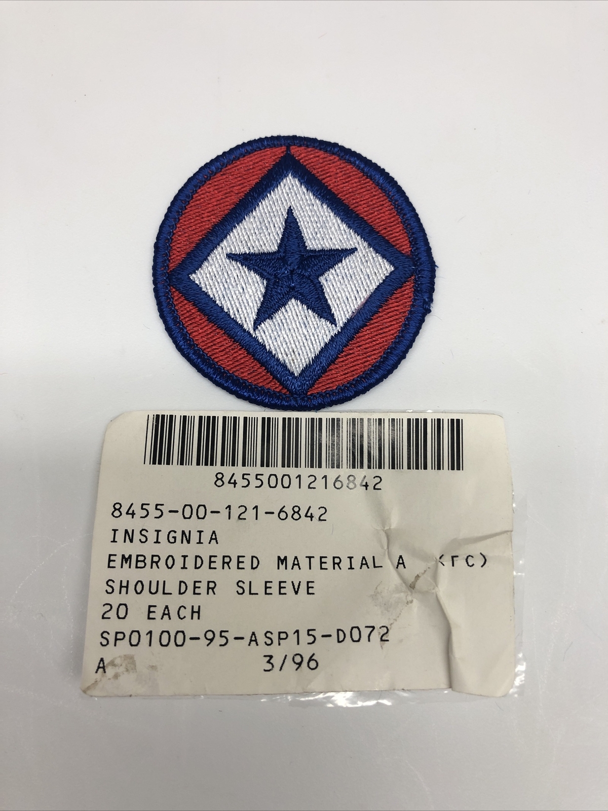 122nd Army Reserve Command (ARCOM) U.S. Army Shoulder Patch Insignia