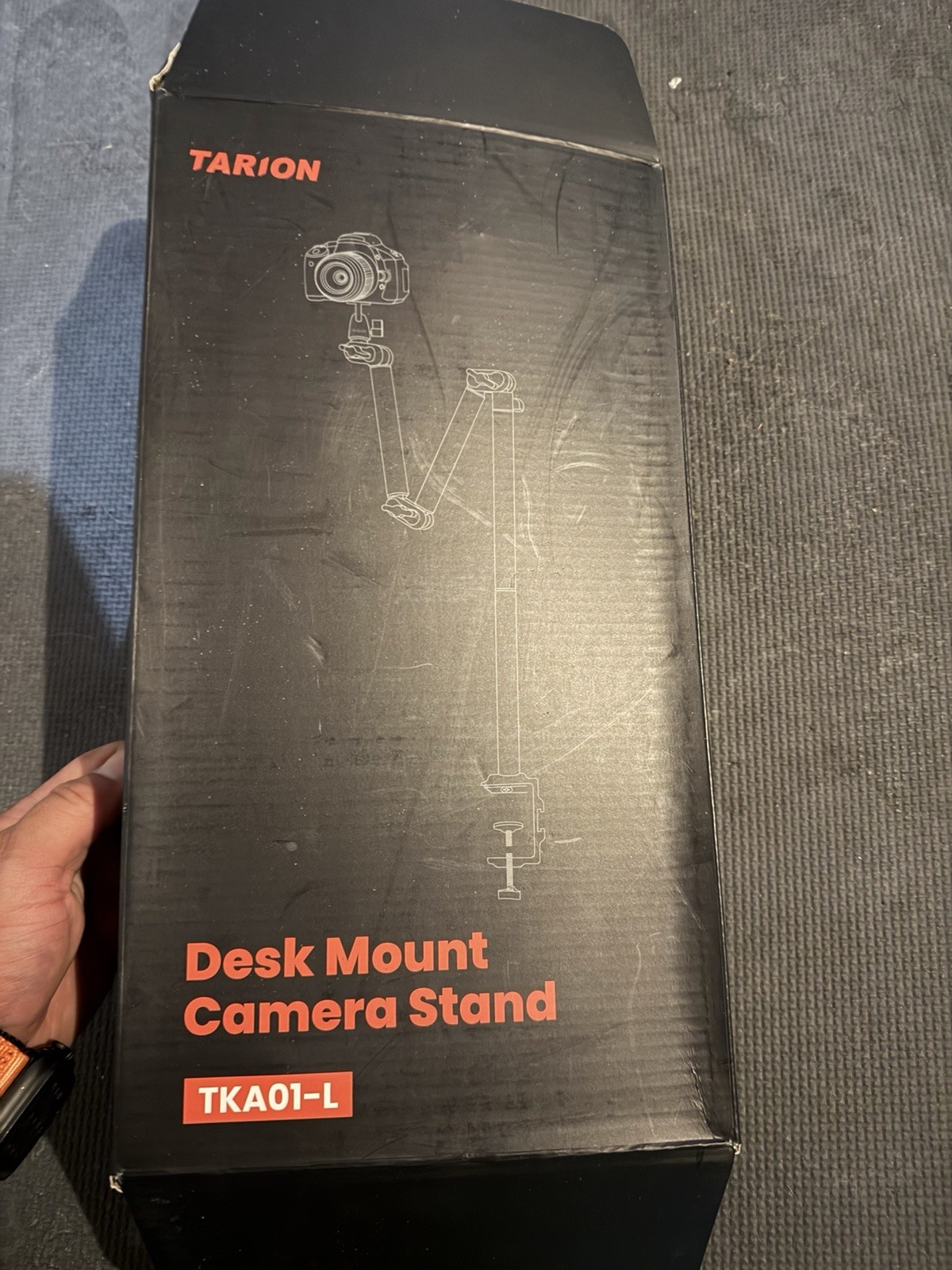 TARION Desk Camera Mount Stand for Heavy Duty Articulated Arm TKA01-L