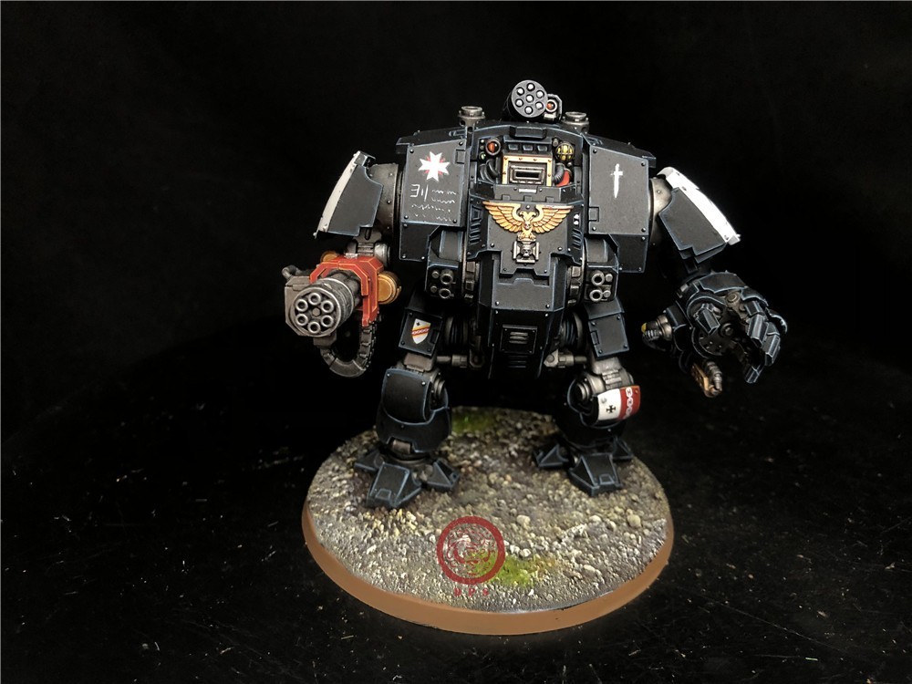 Warhammer 40K DPS painted Black Templars Primaris Redemptor Dreadnought SK9122