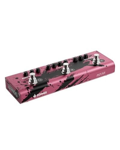 Donner MIYAVI Guitar Effects Pedal Overdrive Fuzz Boost Analog Pedal Rage