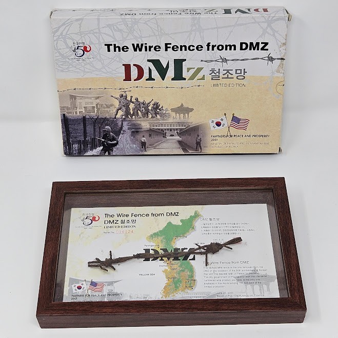 Vtg The Wire Fence From DMZ 50th Anniversary Limited Edition Korean War Souvenir