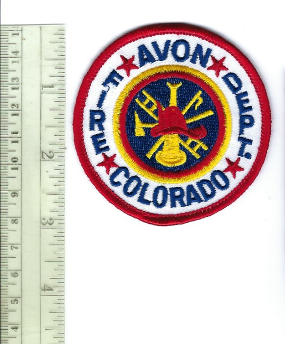 Avon (Eagle County) CO Colorado Fire Dept patch - NEW!