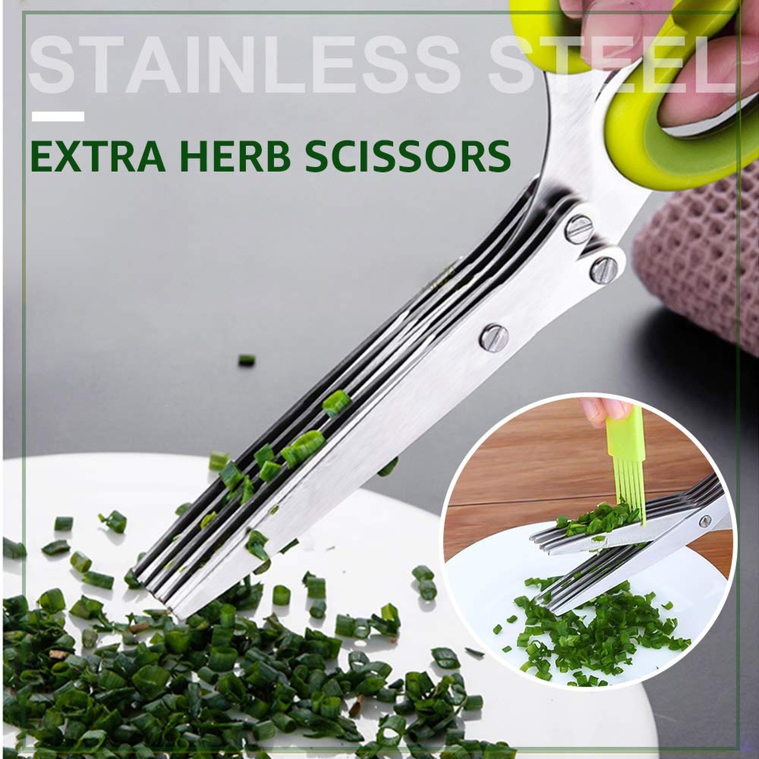 ONEBOM Kitchen Shears 2 Pack,Multi-Function Kitchen Scissors Heavy Duty Sharp...