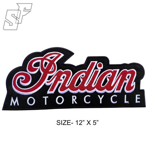 Indian Motorcycle Vintage Embroidered  Patch Jacket Embroidery Patch Sew Iron On