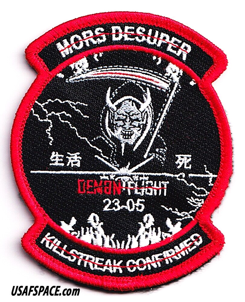 USAF 49TH OPERATIONS GROUP-49 0G-MQ-9 REAPER-DEMON FLIGHT-23-Holloman AFB-PATCH