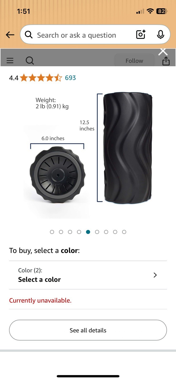 Zyllion Foam Roller