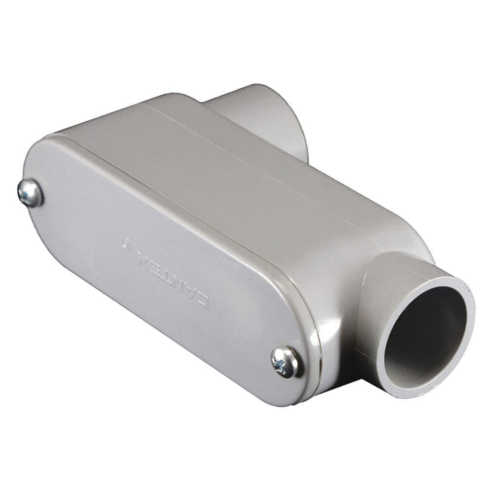 CANTEX 5133666 Conduit Outlet Body,PVC,Trd Sz 1 1/4in 4FYN8