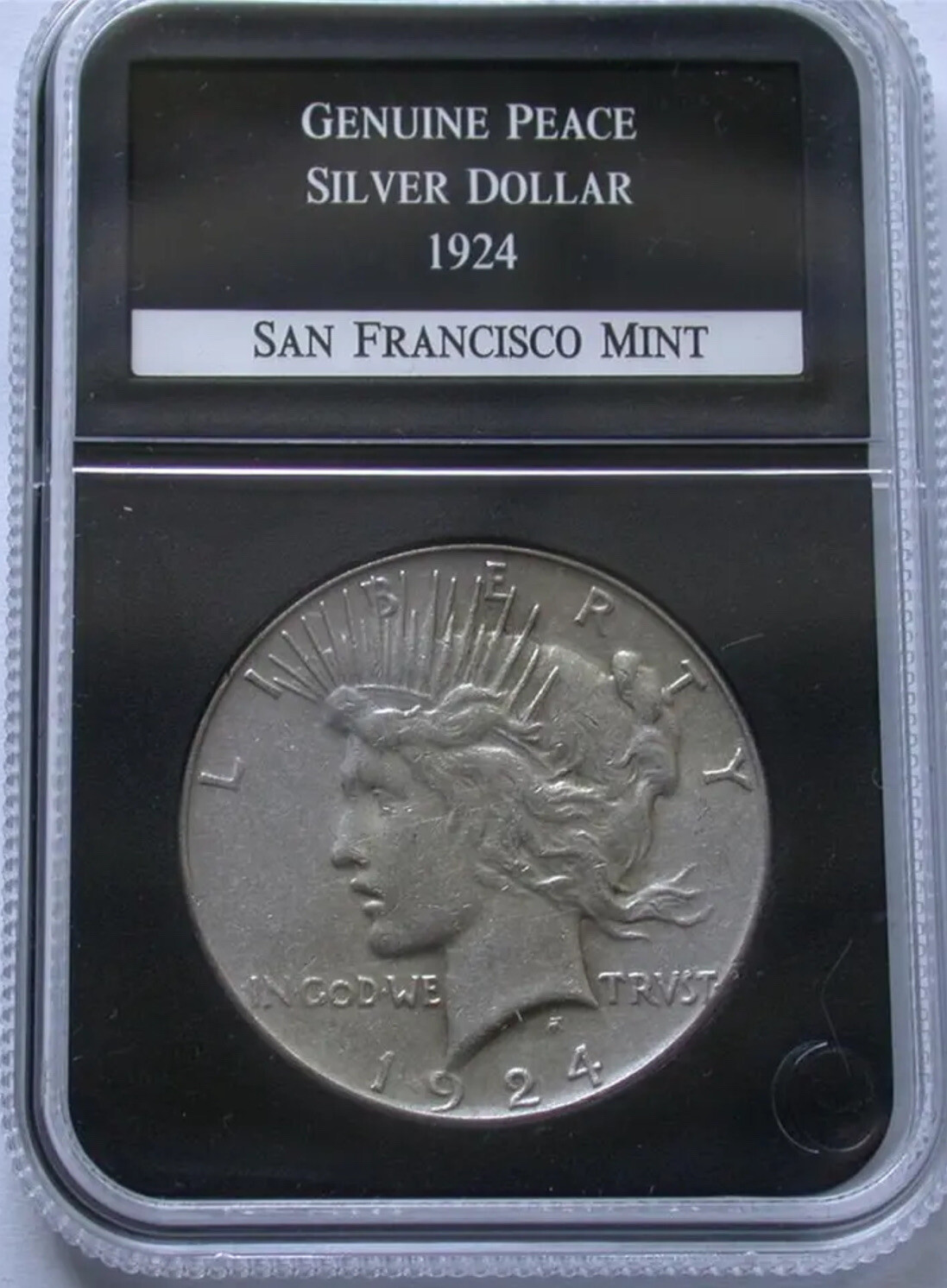 ⭐️1924-S⭐️GENUINE Silver Peace Dollar⭐️HIGH GRADE⭐️