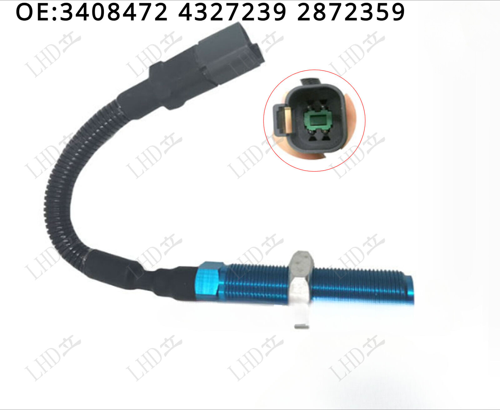 Engine Speed Sensor 4327239 2872359 3408472 For Cummins QST30 Engine-