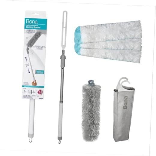High Performance Dusting System - 1 Extendable Handle, 3 Disposable Dusters