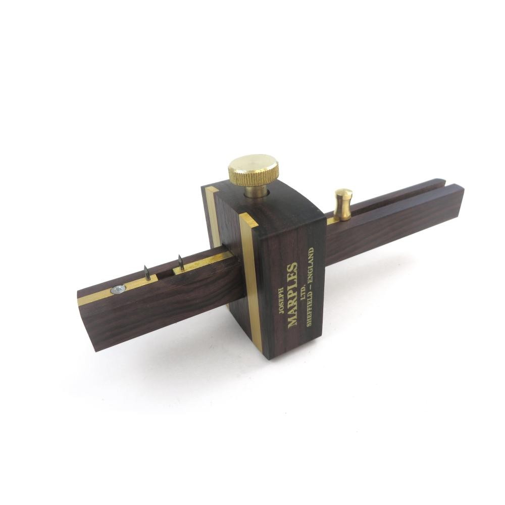 Joseph Marples Adjustable Pin Marking / Mortise Gauge Solid Rosewood Head with B