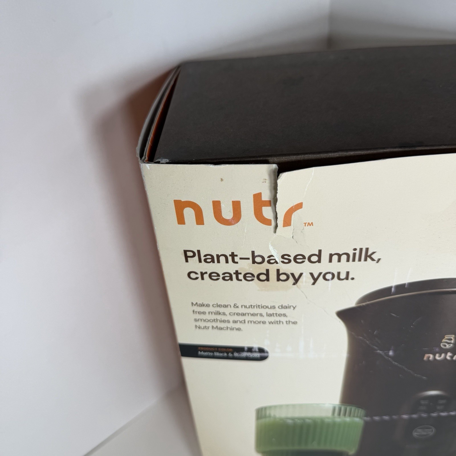 NUTR Automatic Nut Milk Maker Machine New Open Box