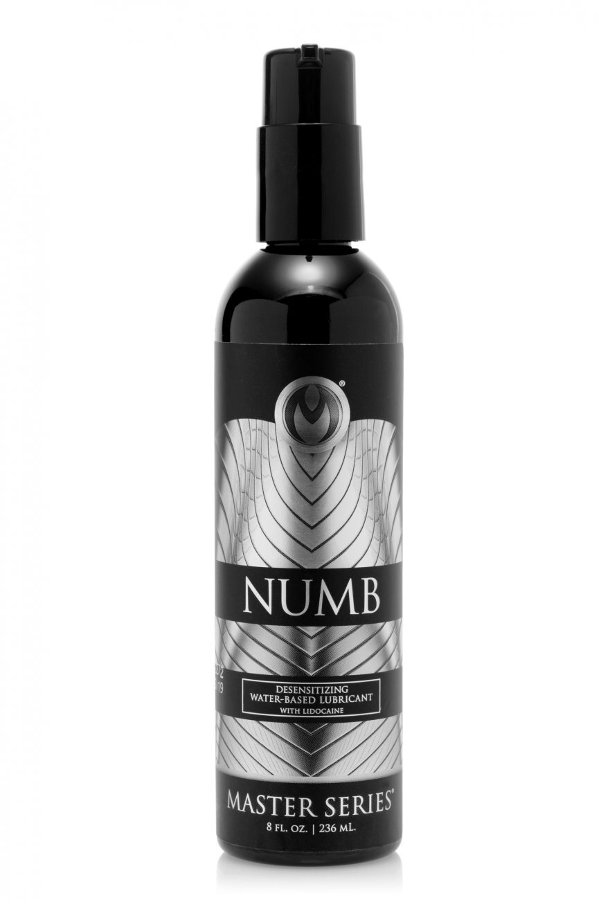 Master Series Numb 8oz - Desensitizing Personal Lube Lubricant