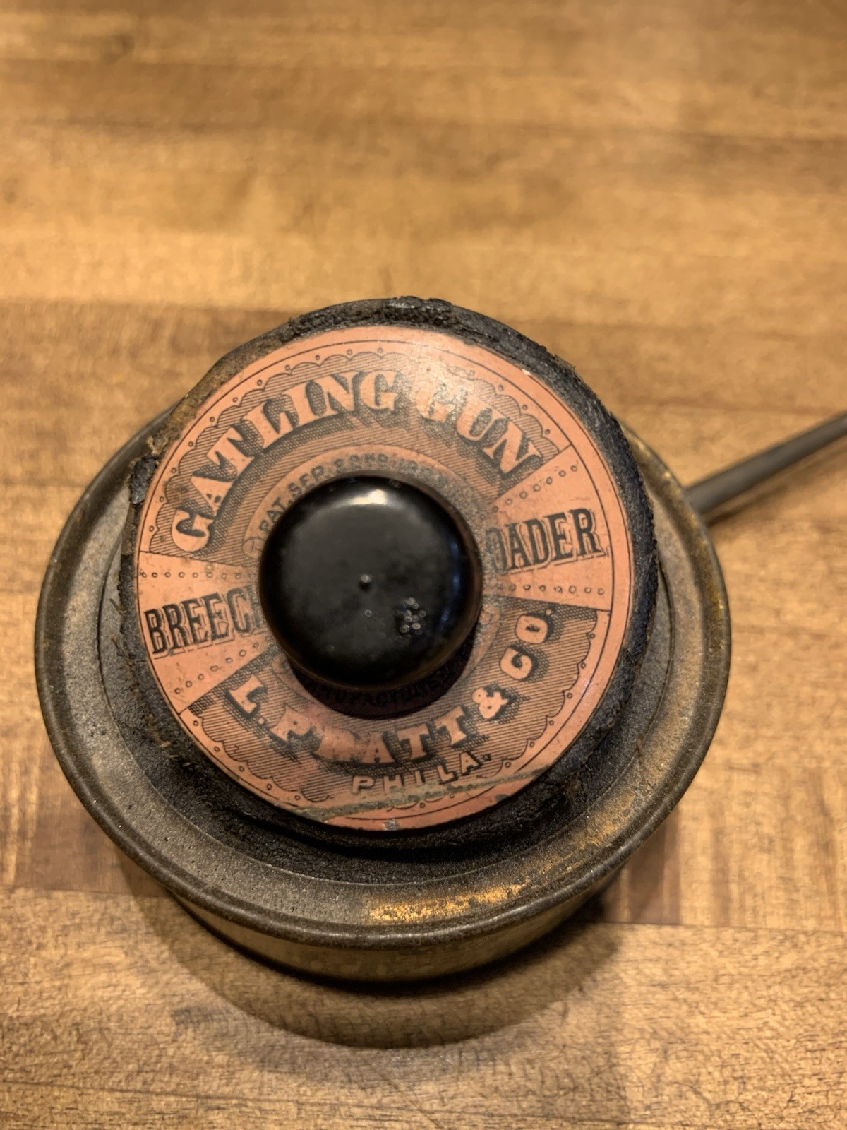 Antique Gatling Gun Breech Loader -1888-L.F. PATT & CO- Good Graphics