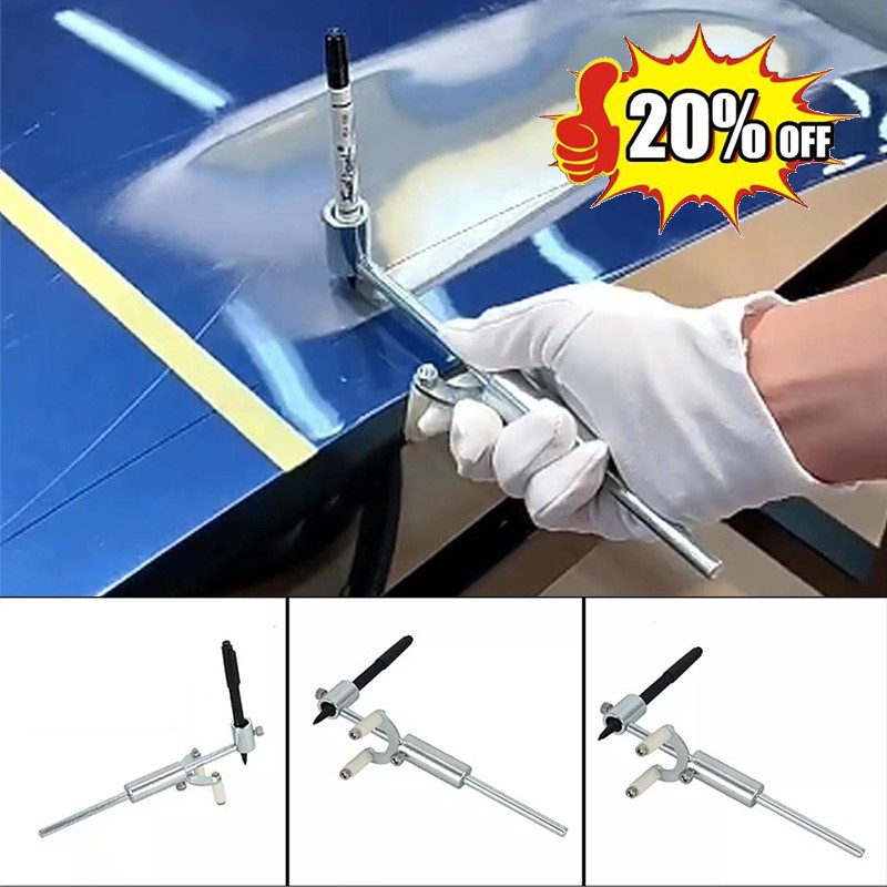 Automotive Dent Repair Wheel Arch Car Body Line Marking Tool Adjustable Range US