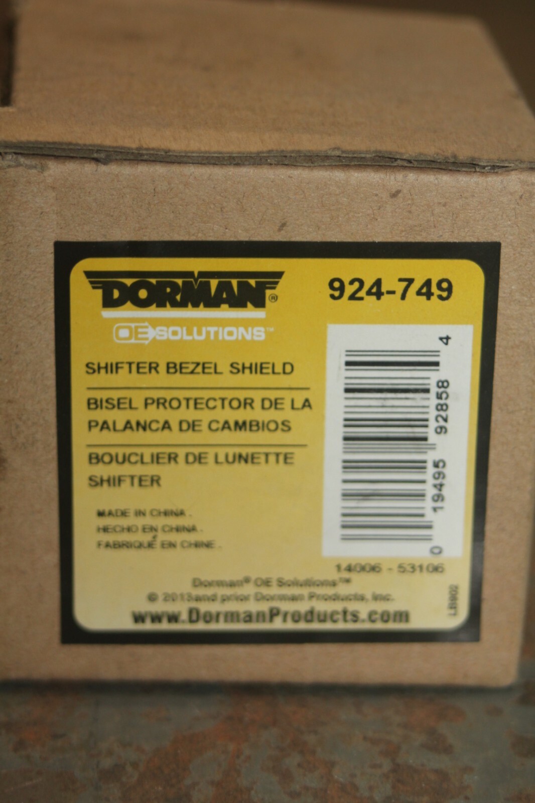 Dorman Shifter Bezel Shield 924-749