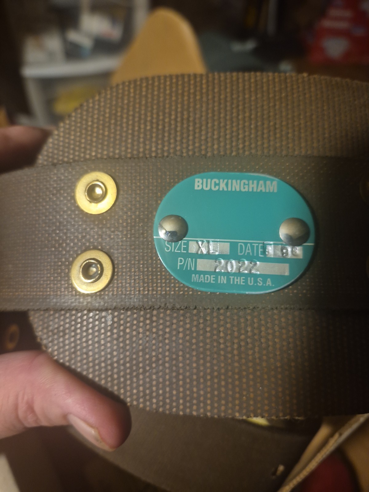 Buckingham Model 2022XL Climbers Belt