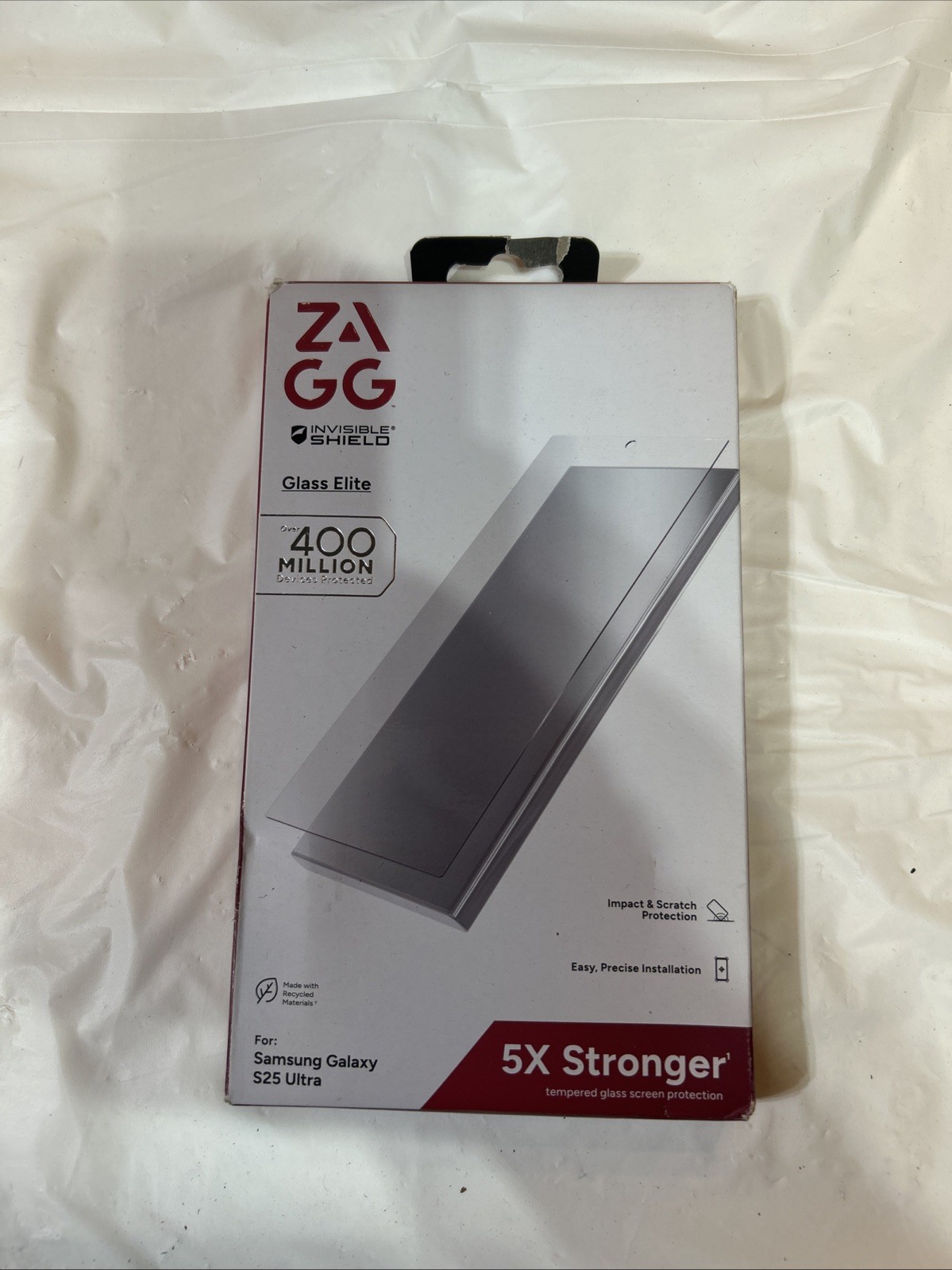 ZAGG Tempered Glass Screen Protector For Samsung Galaxy S25 Ultra