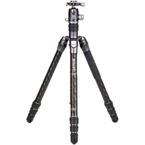 New!!! Benro FRHN34CVX30 Rhino Carbon Fiber Three Series Travel Tripod