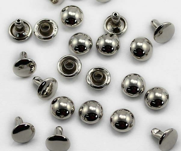Pearl Fashion Studs with Rivet Back - 20 Pieces