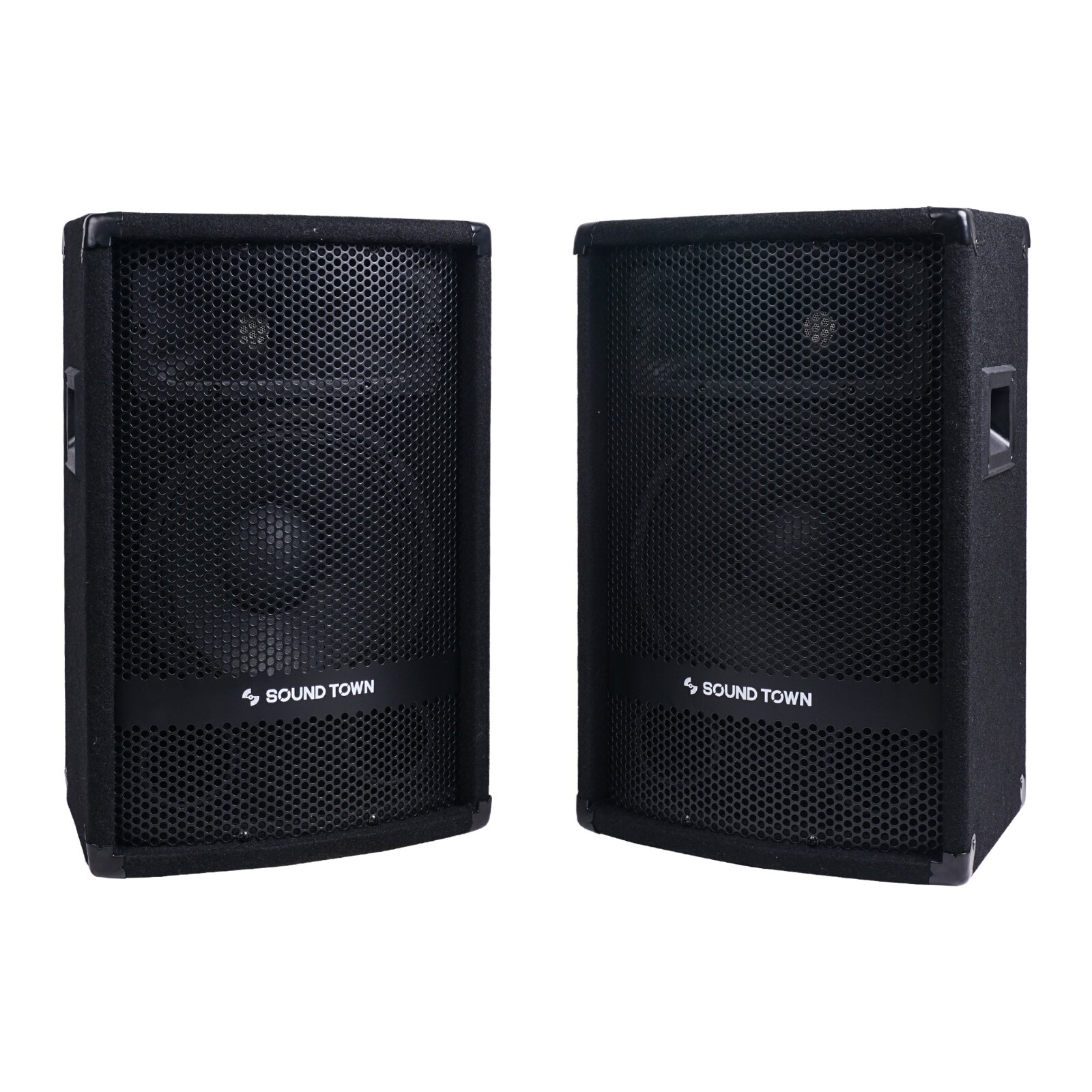 Sound Town 10" 400W 2-Pack 2-Way Full-range Passive PA Speaker (METIS-110-PAIR)