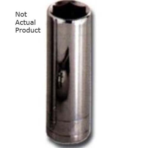 K Tool 28221 Chrome Socket, 1/2" Drive, 21mm, 6 Point, Deep