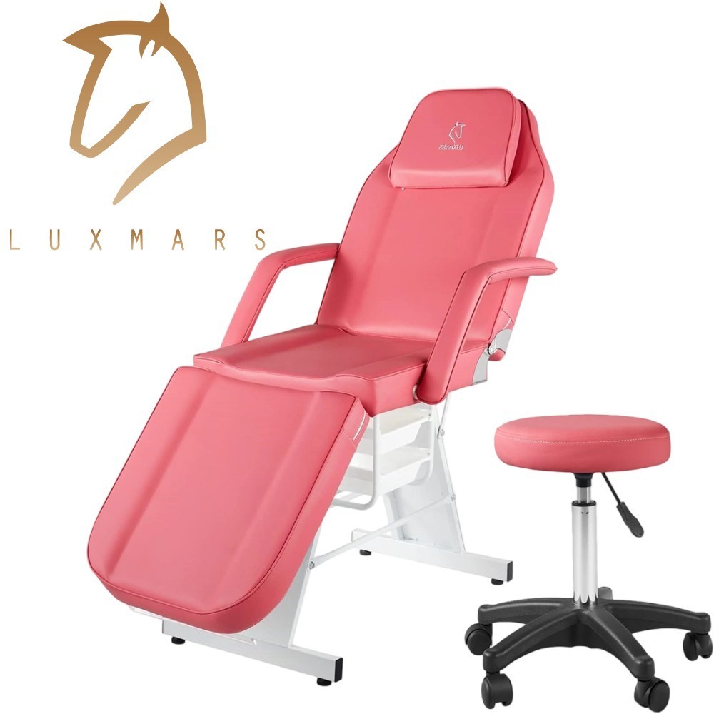 Rosered Facial Chair Massage Bed Tattoo Table Adjustable Beauty Salon Spa Home