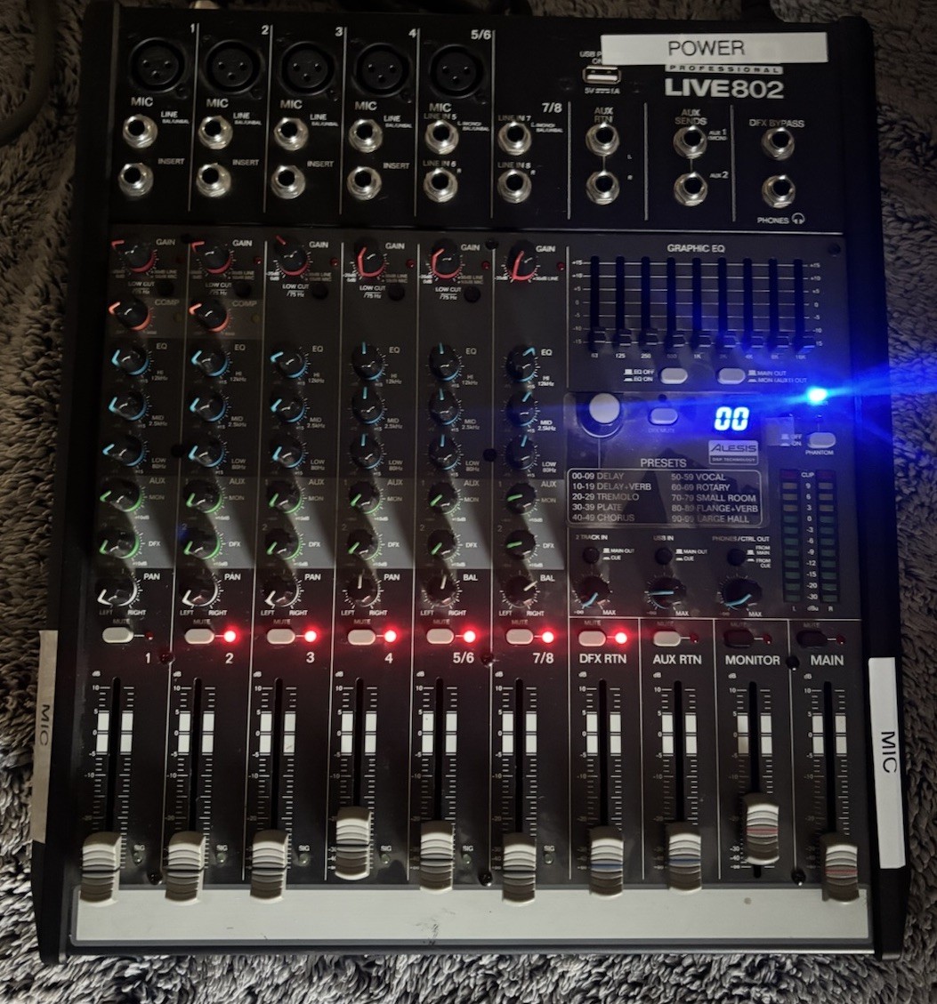 Alto Live 802 Professional 8 Channel Live Mixer BEST DEAL ON EBAY