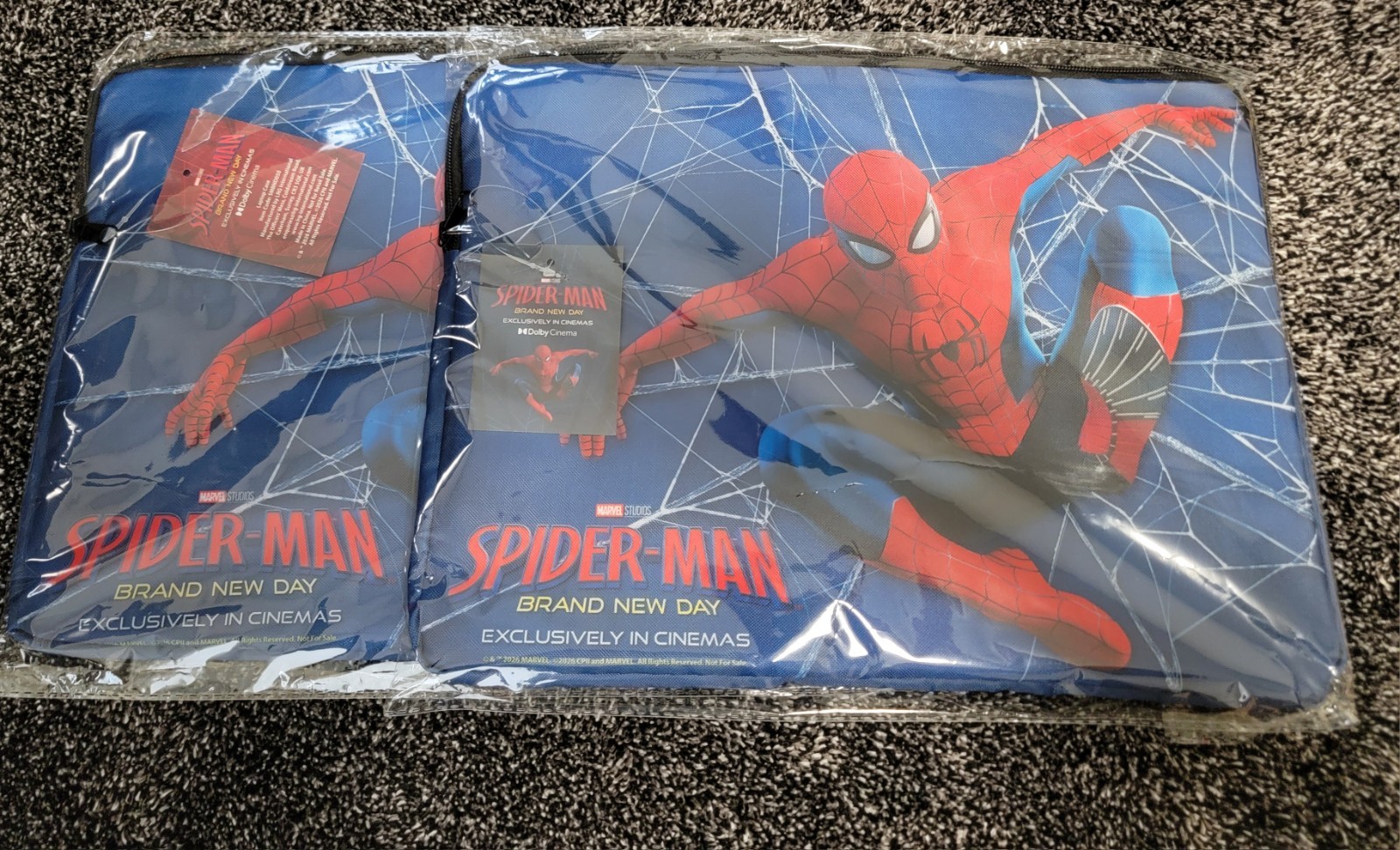 2 x Spider-Man Brand New Day Laptop Case Dolby Cinemas 2026 CinemaCon Exclusive