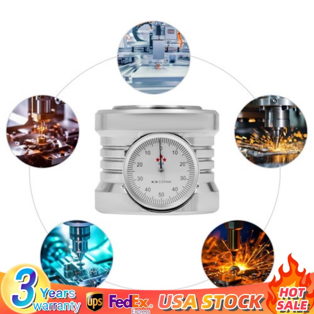 Magnetic Z Axis Dial Zero Pre Setter Tool Measuring Range: 0-3mm/0-0.12inch