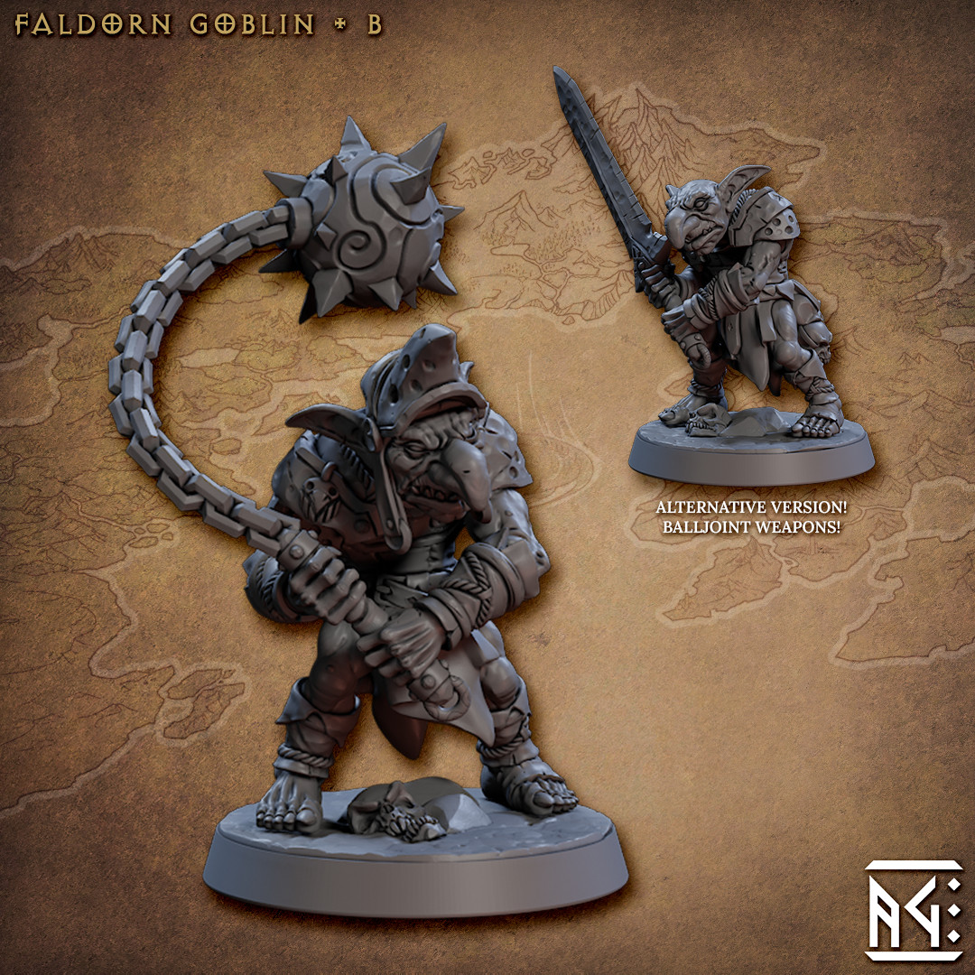 Goblin B - Alternate - Fighter - Artisan Guild - Dungeons and Dragons