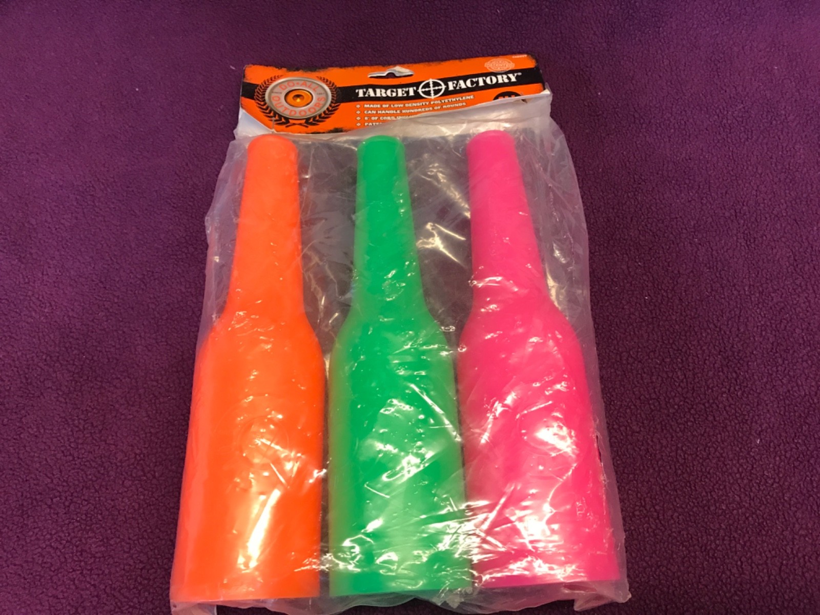 Do-All Target Factory Poly Ethylene All Caliber Recyclable Bottles 3/pack 22BOTT