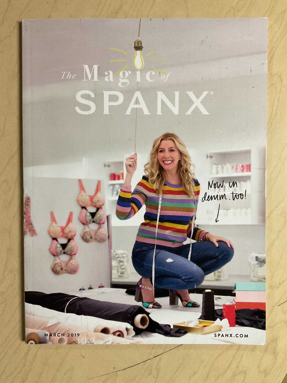 march 2019 Spanx catalog " The Magic of Spanx " SARA BLAKELY cover 75 pages