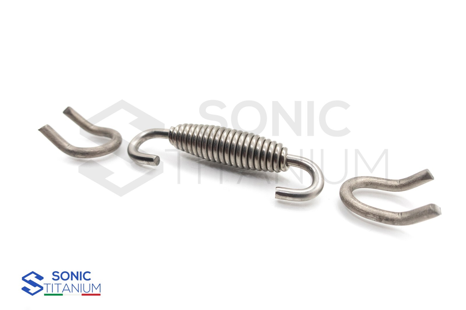 SONIC TITANIUM Exhaust Spring with Hooks - 60mm