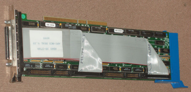 ADAX 30-2700 30 2700 APC-MCX PCI-X Dual Card V.35 Rev. 1 server card full PCI
