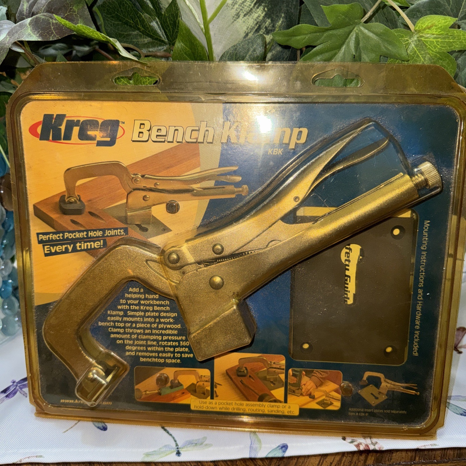 NEW Kreg Bench Klamp KBK  Clamp Woodworking Pocket Hole Joint  NOS
