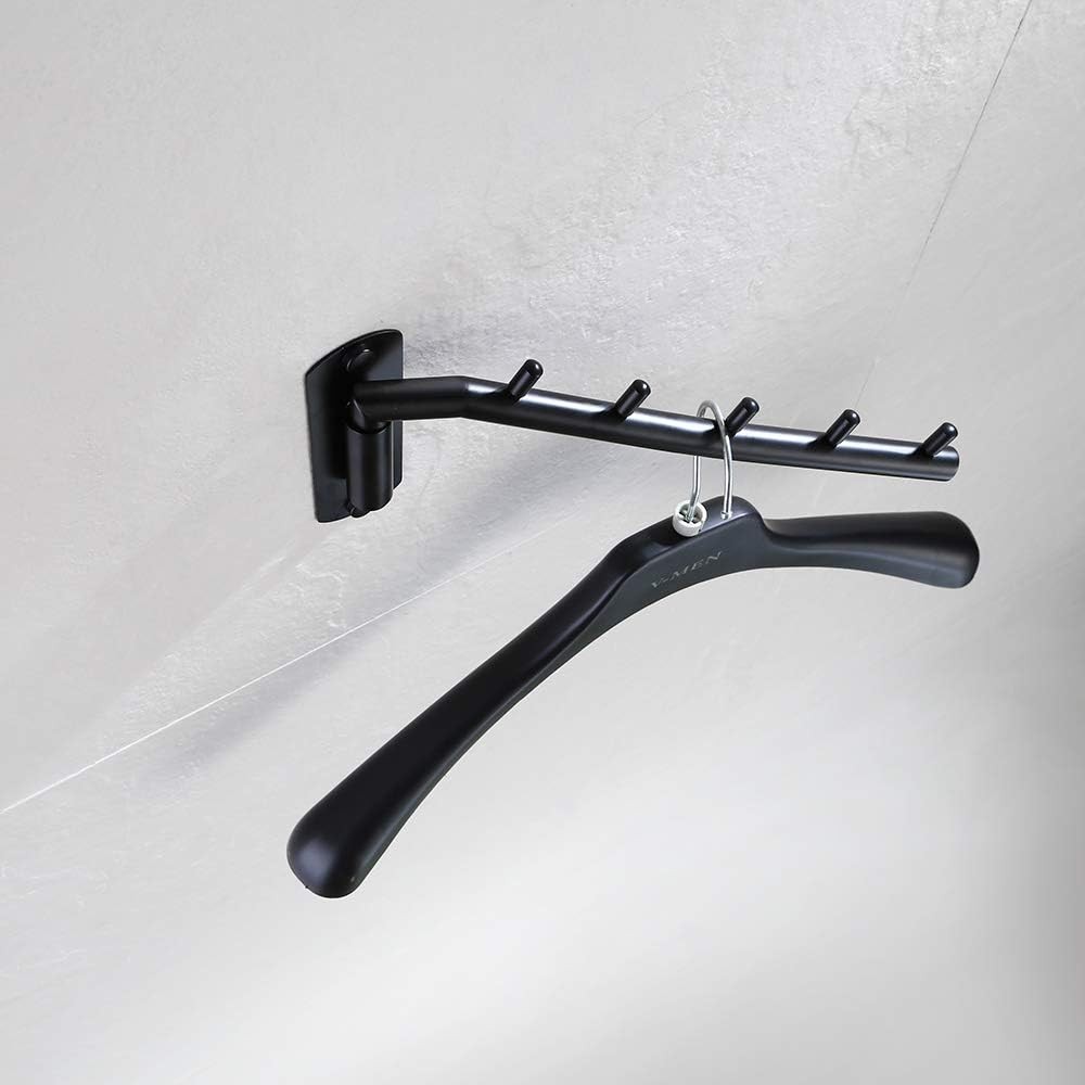 Stainless Steel Swing Arm Hook, Drying Closet Storage Hanger