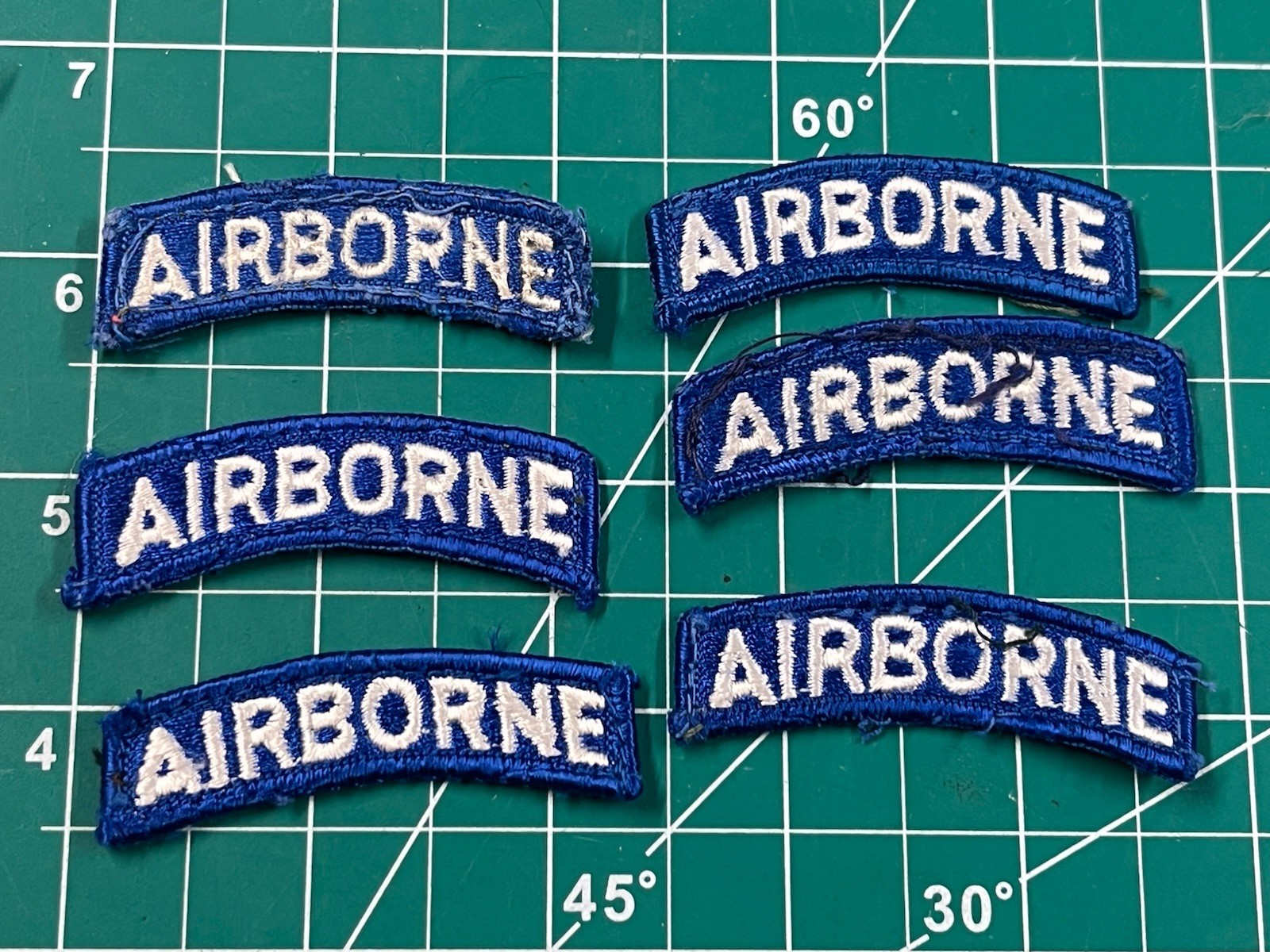 US Army 82nd Airborne Patch Tab Lot x 6