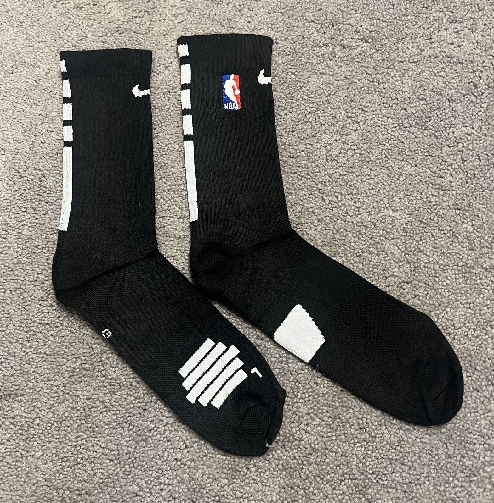 2 Nike Elite Drift NBA Crew Socks Men's Large 8-12